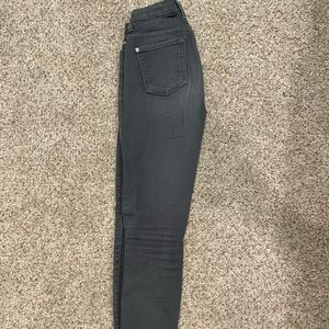 7 For All Mankind | the high waist skinny ankle | grey | size: 27